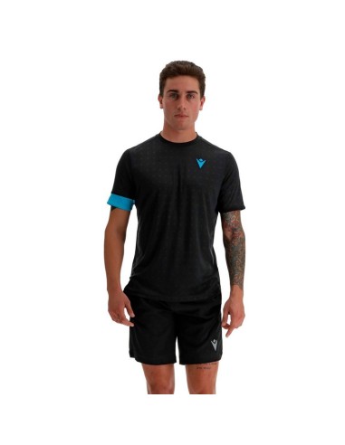 PADEL START CB JUAN T-SHIRT SS MAN NERO NEON SKY
