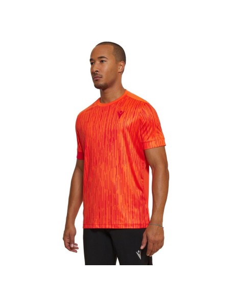 PADEL START CC JUAN T-SHIRT SS MAN ARANCIO ROSSO