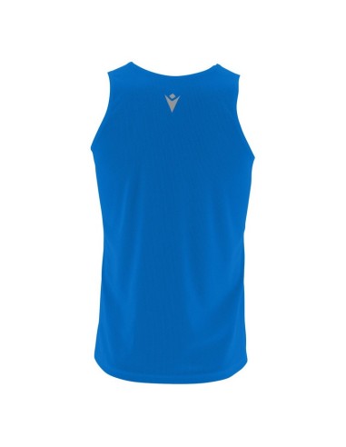 MACRON DORIAN CANOTTA RUNNING AZZURRO NERO