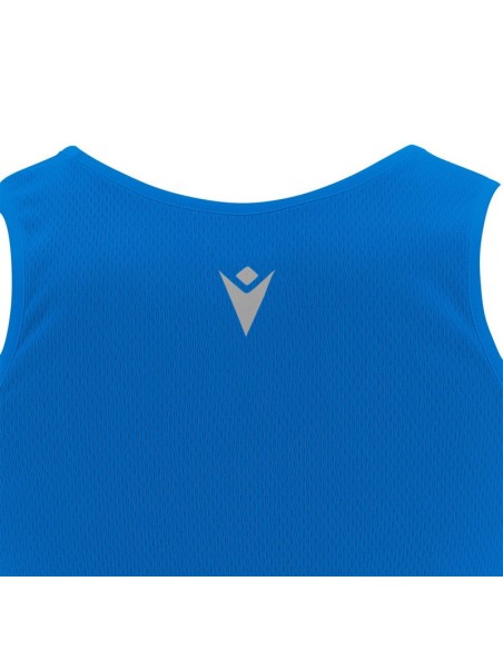 MACRON DORIAN CANOTTA RUNNING AZZURRO NERO