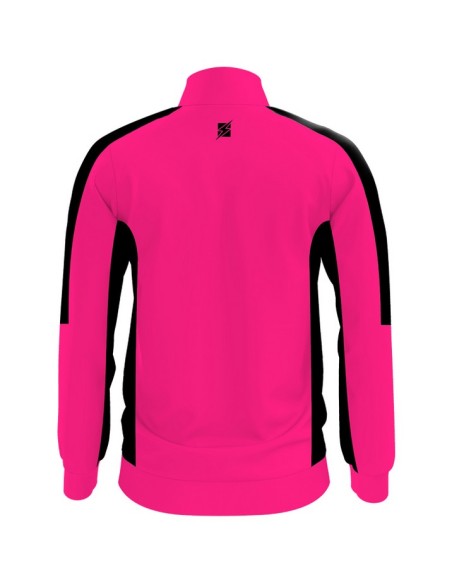 Zeus Felpa Train Start Fuxia Nero  Felpa Tecnica Allenamento Unisex