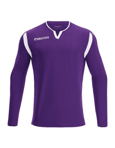 TOLIMAN LS MACRON VIOLA BIANCO