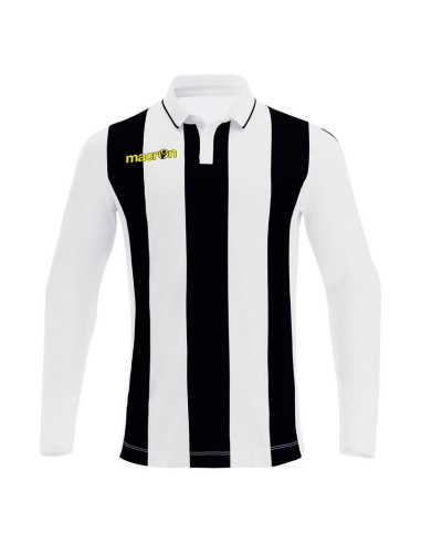 MACRON MAGLIA SKOLL ML BIANCO NERO