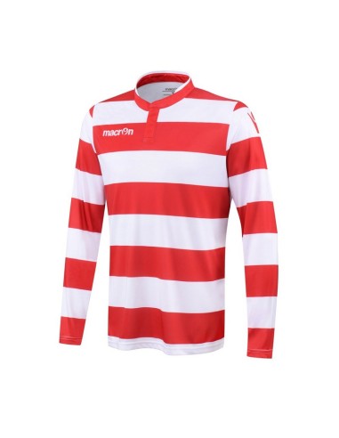 MACRON MAGLIA KEPLER ML ROSSO BIANCO