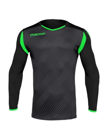 MACRON MAGLIA PORTIERE HERCULES NERO VERDE FLUO