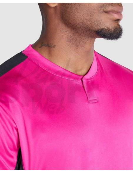 KIT CALCIO BOCA ROLY ROSA NERO