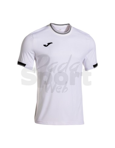 JOMA MAGLIA MANICA CORTA TOLETUM VI BIANCO