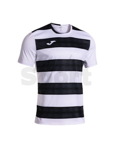 JOMA MAGLIA MANICA CORTA EUROPA VI BIANCO NERO