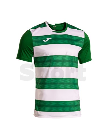 JOMA MAGLIA MANICA CORTA EUROPA VI VERDE BIANCO