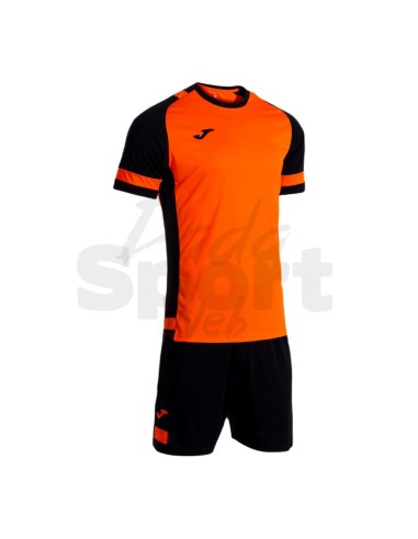 JOMA SET CALCIO LIDER ARANCIO NERO
