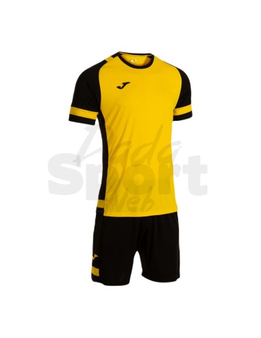 JOMA SET CALCIO LIDER  GIALLO NERO