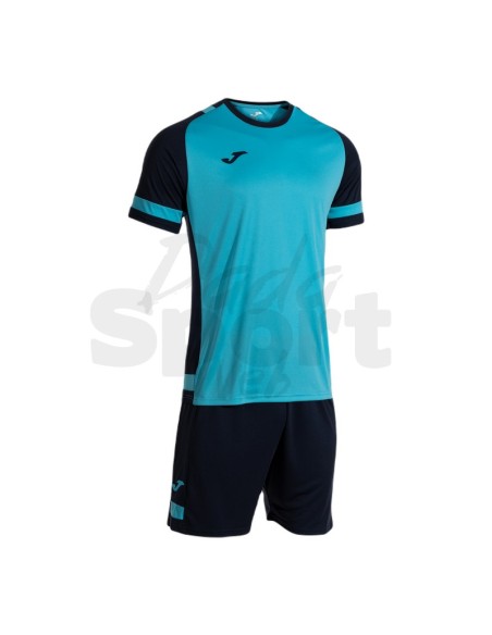 Joma Lider  Set Calcio Turchese Fluo/Blu Uomo