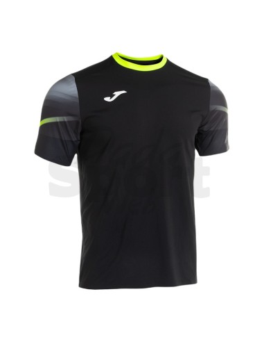 T-SHIRT ELITE XI UOMO NERO GIALLO FLUO