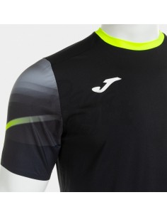 T-SHIRT ELITE XI UOMO NERO GIALLO FLUO 2