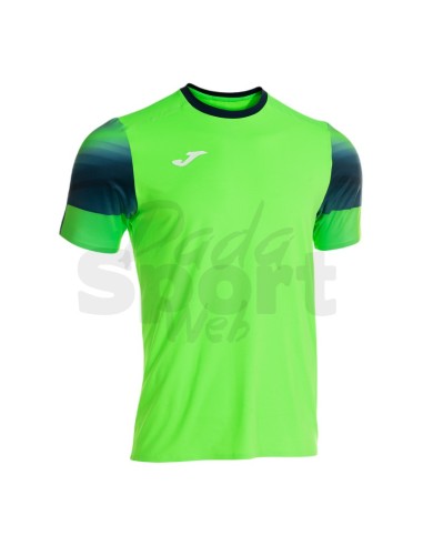 T-SHIRT ELITE XI UOMO VERDE FLUO BLU