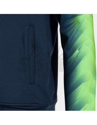 JOMA FELPA ELITE XI BLU VERDE FLUO