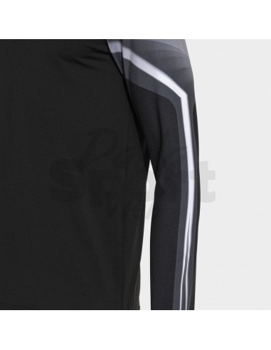 JOMA FELPA UOMO 1/2 ZIP ELITE XI NERO BIANCO