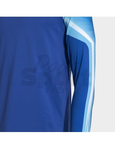 JOMA FELPA UOMO 1/2 ZIP ELITE XI AZZURRO BIANCO
