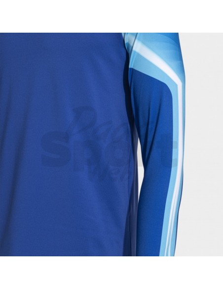 JOMA FELPA UOMO 1/2 ZIP ELITE XI AZZURRO BIANCO