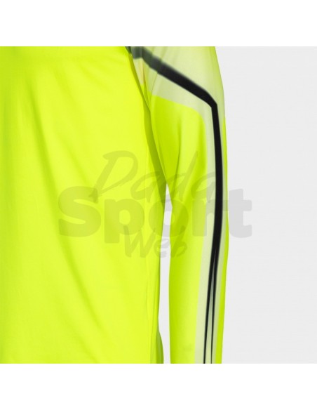 JOMA FELPA UOMO 1/2 ZIP ELITE XI GIALLO FLUO NERO
