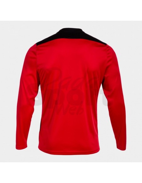 JOMA CALCIO MAGLIA MANICA LUNGA CHAMPIONSHIP VI ROSSO NERO