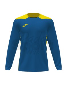 JOMA CALCIO MAGLIA MANICA LUNGA CHAMPIONSHIP VI AZZURRO...