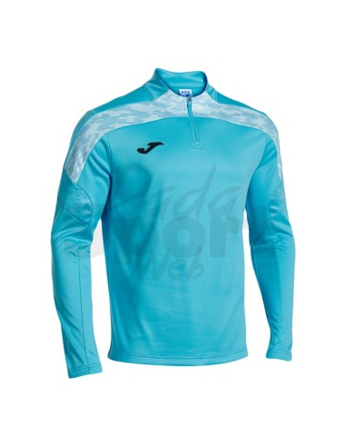 FELPA CON MEZZA ZIP CHAMPIONSHIP VIII TURCHESE FLUO