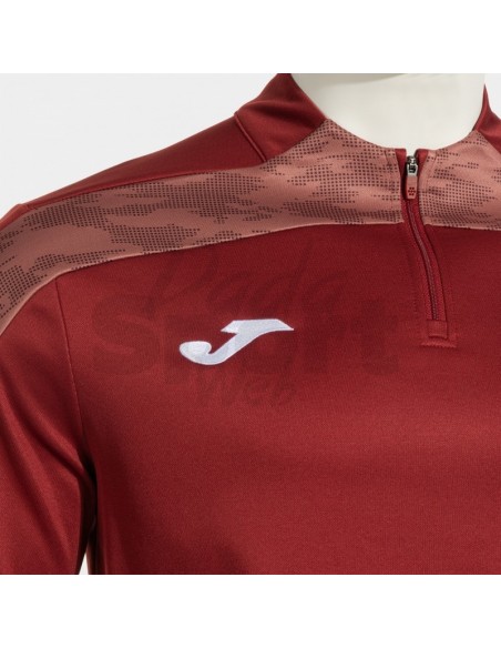 FELPA CON MEZZA ZIP CHAMPIONSHIP VIII GRANATA