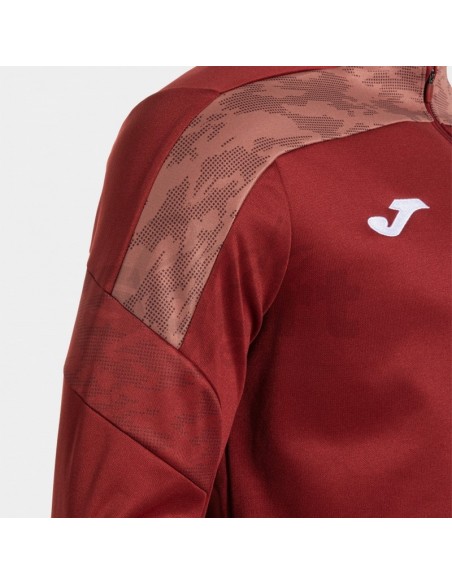 FELPA CON MEZZA ZIP CHAMPIONSHIP VIII GRANATA