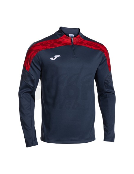 FELPA CON MEZZA ZIP CHAMPIONSHIP VIII BLU ROSSO