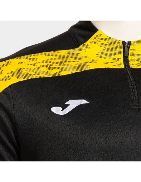 FELPA CON MEZZA ZIP CHAMPIONSHIP VIII NERO GIALLO