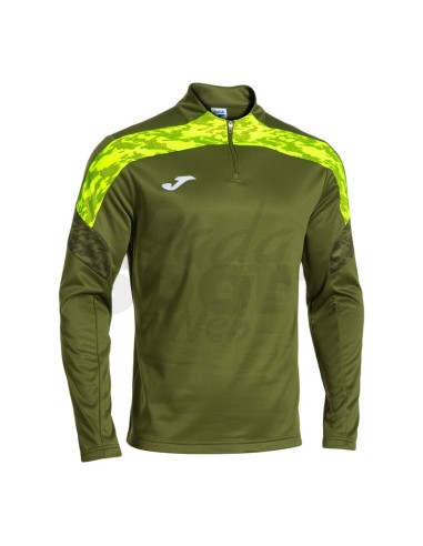 FELPA CON MEZZA ZIP CHAMPIONSHIP VIII VERDE GIALLO