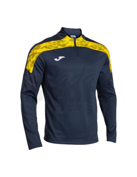FELPA CON MEZZA ZIP CHAMPIONSHIP VIII BLU GIALLO