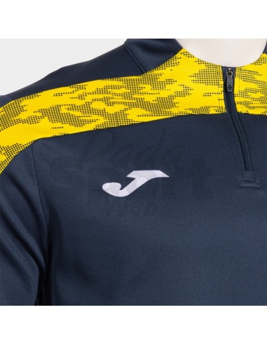 FELPA CON MEZZA ZIP CHAMPIONSHIP VIII BLU GIALLO