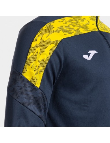 FELPA CON MEZZA ZIP CHAMPIONSHIP VIII BLU GIALLO