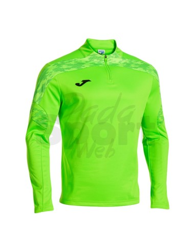 FELPA CON MEZZA ZIP CHAMPIONSHIP VIII VERDE FLUO