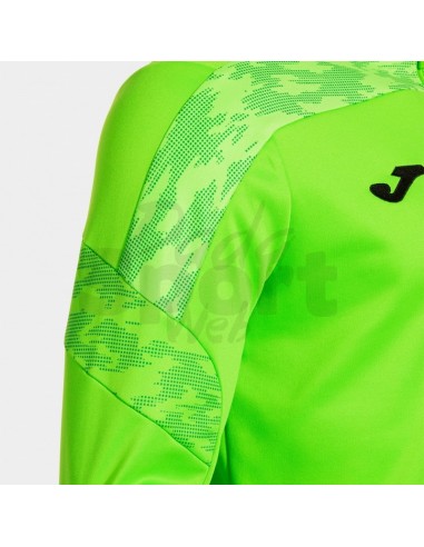 FELPA CON MEZZA ZIP CHAMPIONSHIP VIII VERDE FLUO