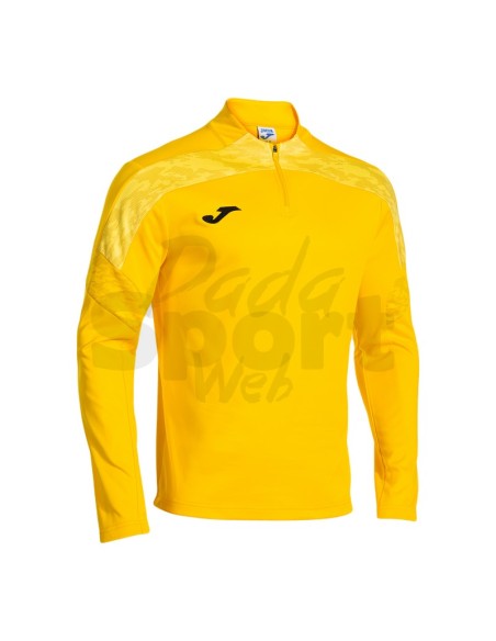 FELPA CON MEZZA ZIP CHAMPIONSHIP VIII GIALLO