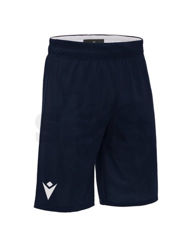 MACRON PANTALONCINO BASKET DOUBLE BLU BIANCO