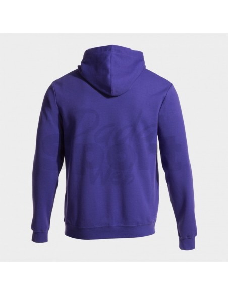 JOMA FELPA CON CAPPUCCIO UNIVERSO VIOLA
