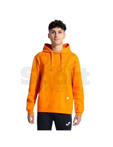 JOMA FELPA CON CAPPUCCIO UNIVERSO ARANCIO