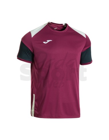 JOMA MAGLIA MANICA CORTA DANUBIO IV GRANATA BLU