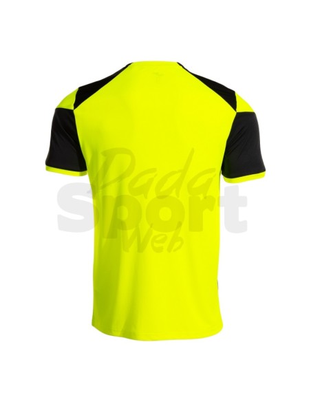 JOMA MAGLIA MANICA CORTA DANUBIO IV GIALLO FLUO NERO