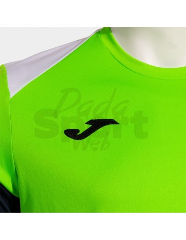 JOMA MAGLIA MANICA CORTA DANUBIO IV VERDE FLUO BLU