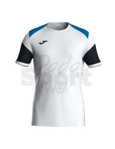 JOMA MAGLIA MANICA CORTA DANUBIO IV BIANCO AZZURRO