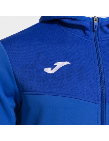 JOMA FELPA CON CAPPUCCIO CAMPUS STREET AZZURRO