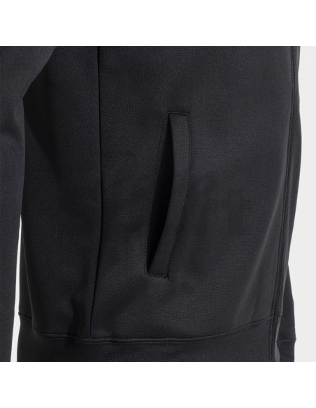 JOMA FELPA CON CAPPUCCIO CAMPUS STREET NERO