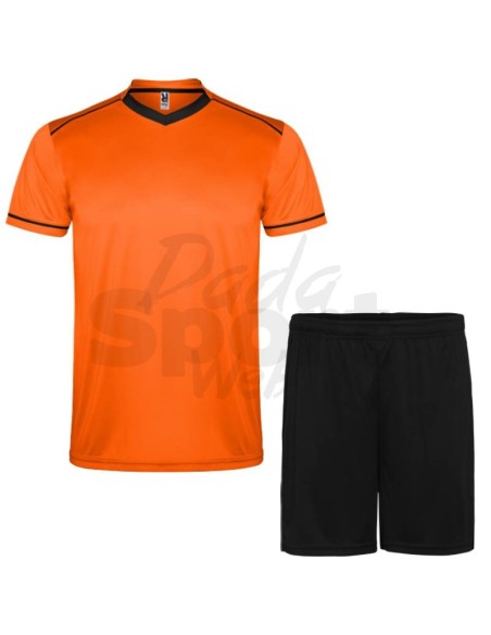 ROLY COMPLETO CALCIO UNITED ARANCIONE NERO