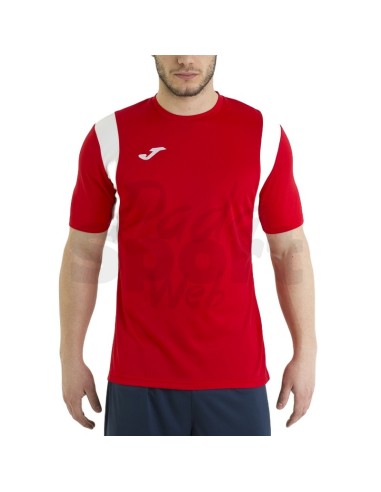 JOMA T-SHIRT M/C DINAMO ROSSO BIANCO