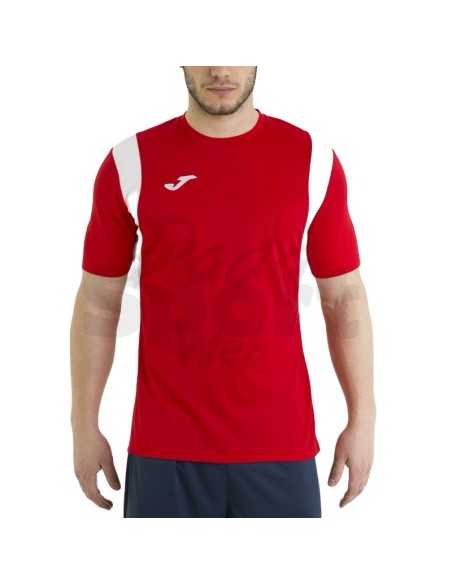 JOMA T-SHIRT M/C DINAMO ROSSO BIANCO